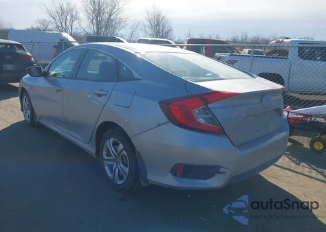 2017 Honda Civic Lx из США, поврежденный, VIN 19XFC2E54HE075451